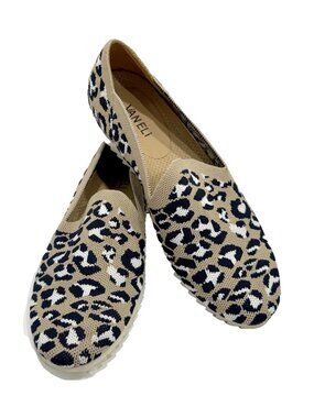 Vaneli Ladies Verne Leopard Print Slip-On Comfort Loafers Size 8.5 N